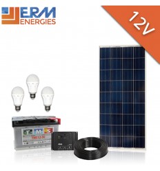 Kit solaire photovoltaique 12v 200Wc + batterie AGM 200Ah