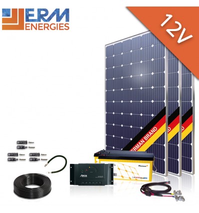 Kit site isole photovoltaïque 12V SK17